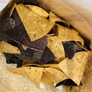 Tortilla chips for the Guacamole