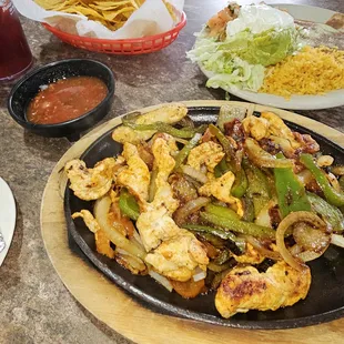 a plate of food on a table