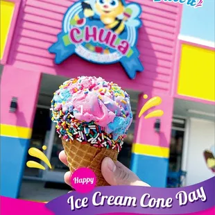 international ice cream cone day, come experience the best