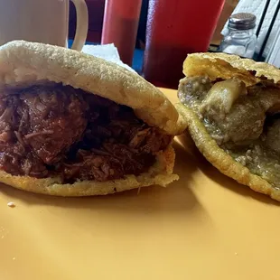 a pulled pork sandwich on a plate