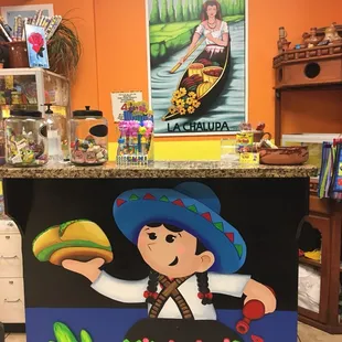 a mexican themed bar