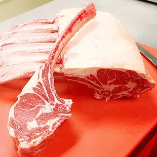 Tomahawk steak 12.99 lb.