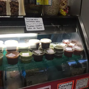 Fresh salsas, pickles