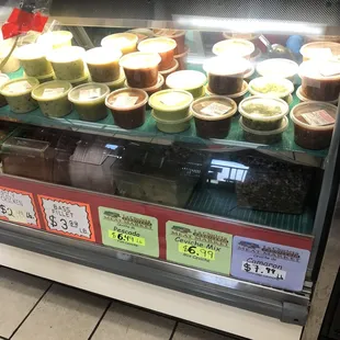 Salsa selections along with other things they have
