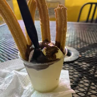 Churro sundae!
