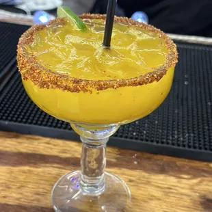 Mango Margarita on the rocks!