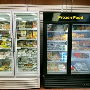 a frozen food section