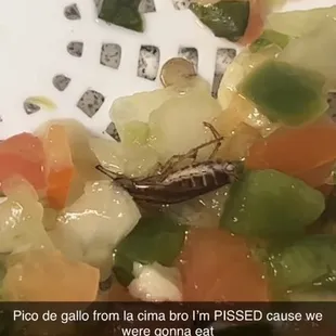 a plate of vegetables