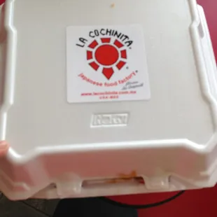 a person holding a box