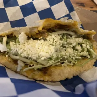 Pulled pork empanada