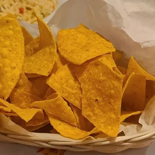 a basket of tortillas