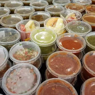SALSAS...... THE BEST SALSAS ON TOWN.... HOMEMADE!!!!!!!