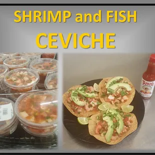 Now at La Cocina Ranch Market, we have Ceviche... The best ceviche on town....