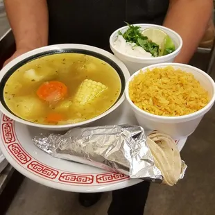 Every TUESDAY enjoy our Chicken Caldo........