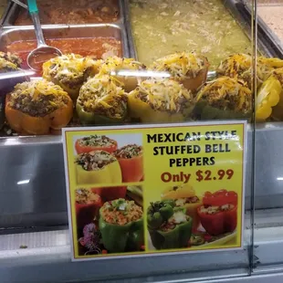 NOW ON FRIDAY...... came and try our MEXICAN STUFFED BELL PEPPERS