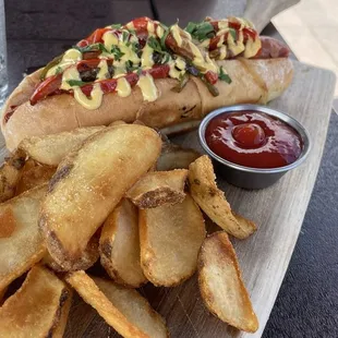 Choripan. This was pretty tasty