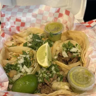 Beef &amp; Chicken Tacos