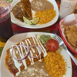 Plato de Enchiladas