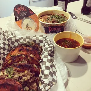 Quesabirrias and birria ramen delicious