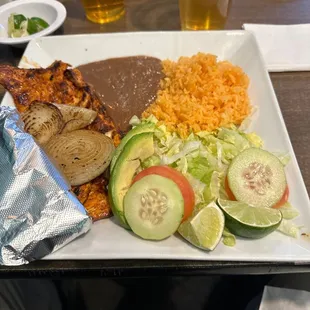 Pollo Adobado O Ala Plancha