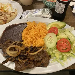 Carne Asada plate