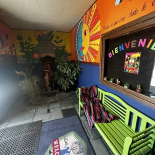 Front entrance walkway