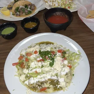 Enchiladas Verdes
