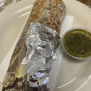 Asada burrito
