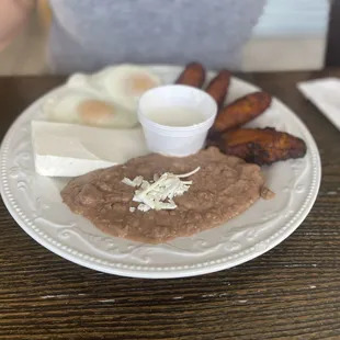 Traditional Salvadoran Breakfast