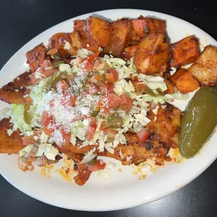 a plate of food