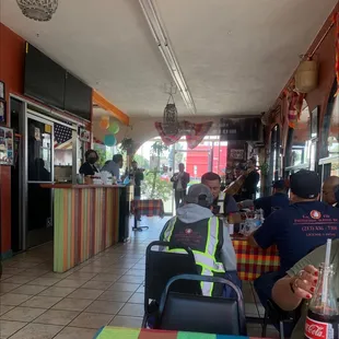 Inside