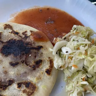 Bean cheese pupusa