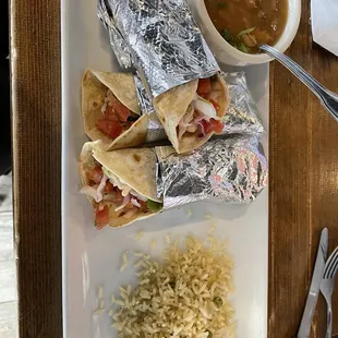 Baja fish tacos