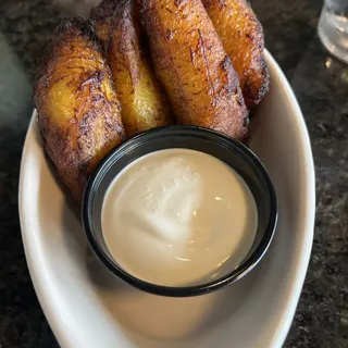 Fried Plantains and Crema