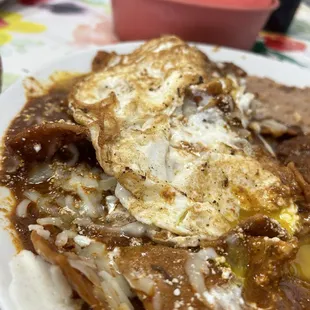 Chilaquiles de Mole