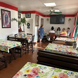 Eating area.