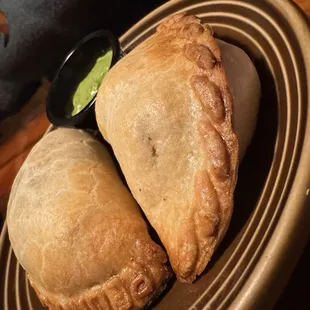 Hearty empanadas. Sorry- should have cut them in half for photo.