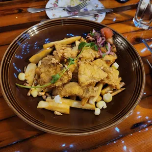 Chicharrón de Pescado (fried Mahi-mahi)