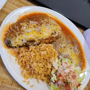 Chile Relleno (spicy) with 1 taco