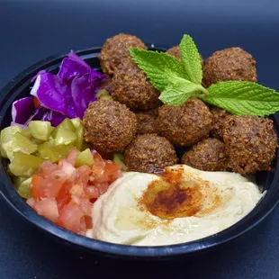Falafel and Hummus