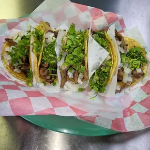 Steak tacos Mexican style