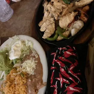 Chicken fajitas