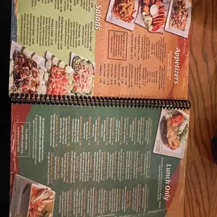 Menu (tons of options!)