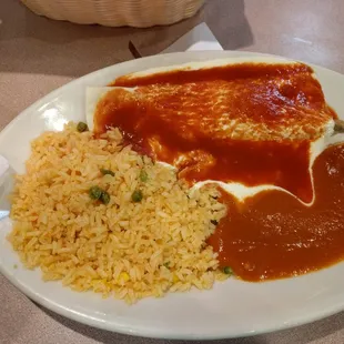 Chilli Rellano and Enchilada Combo