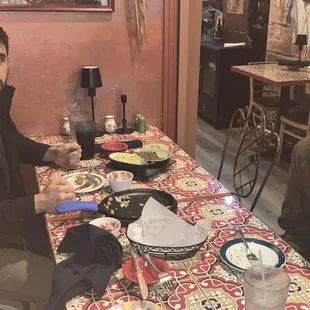 Chicken tacos are all gone! Especially my delicious veggies chimichanga which cooked to perfection