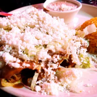 I highly recommend trying the beef enchilada at La Cocina Mexican Restaurant in St Augustine Florida.