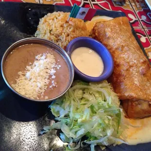 Shredded Beef Chimichanga