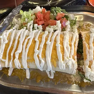 This beef burrito was the prettiest and tasty. Glad we stopped.