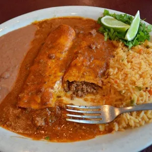 Beef Enchiladas very tasty!