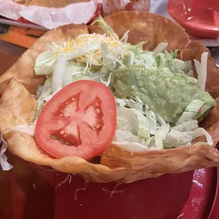 Chicken taco salad